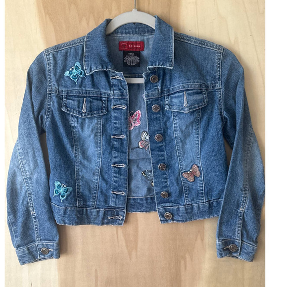 Arizona Jeans Company Denim Jacket Women‎ Small - Picture 1 of 10